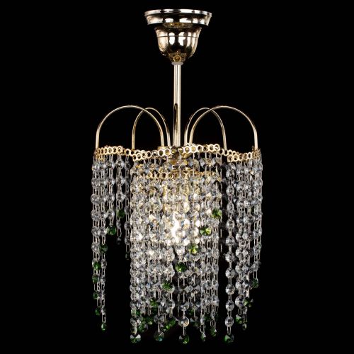 Люстра Иволга №1 Оптикон зеленая в Кирове Гусь Хрустальный