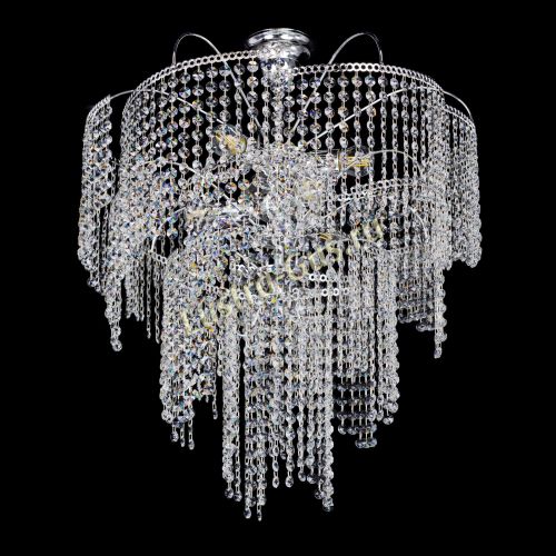 Люстра Иволга №6 ламп оптикон длинная в Кирове Гусь Хрустальный