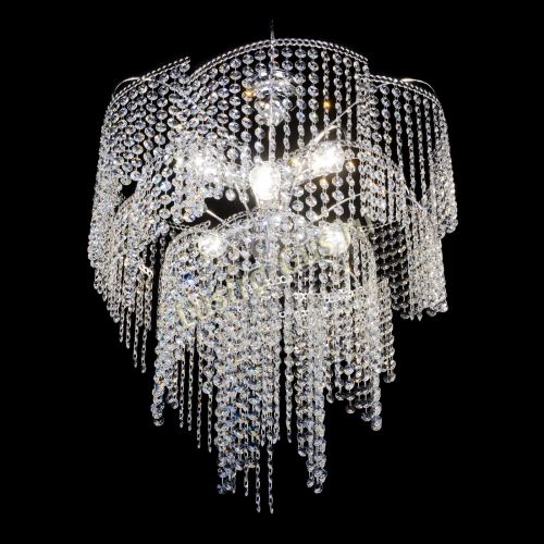 Люстра Иволга №6 ламп оптикон длинная в Кирове Гусь Хрустальный