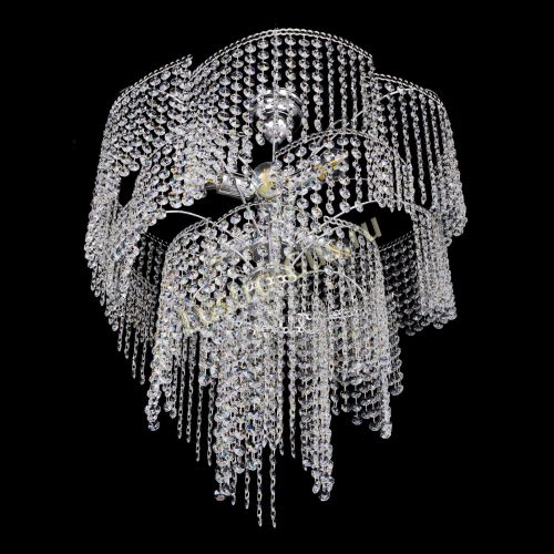 Люстра Иволга №6 ламп оптикон длинная в Кирове Гусь Хрустальный