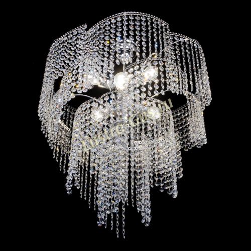 Люстра Иволга №6 ламп оптикон длинная в Кирове Гусь Хрустальный