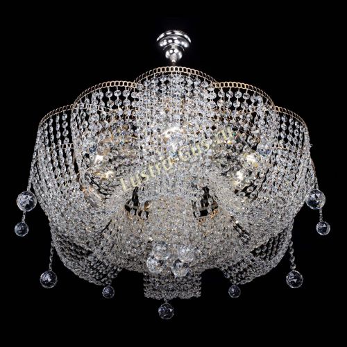 Люстра Камелия Астра с подвесом в Кирове Гусь Хрустальный