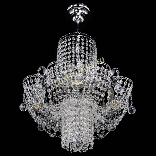 Люстра Камея №4 с подвесом в Кирове Гусь Хрустальный