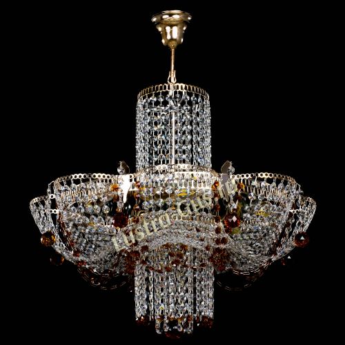 Люстра Камея №6 подвесная чайная в Кирове Гусь Хрустальный