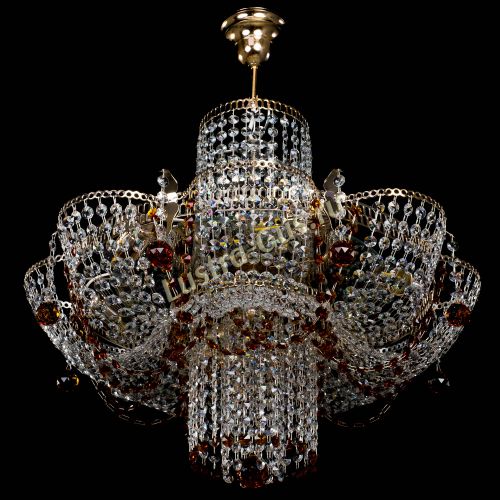 Люстра Камея №6 подвесная чайная в Кирове Гусь Хрустальный