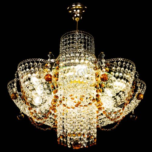 Люстра Камея №6 подвесная чайная в Кирове Гусь Хрустальный