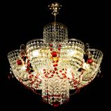 Люстра Камея №6 подвесная красная в Кирове
