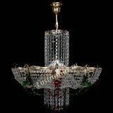 Люстра Камея №6 подвесная красно-зеленая в Кирове