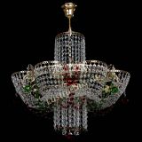 Люстра Камея №6 подвесная красно-зеленая в Кирове