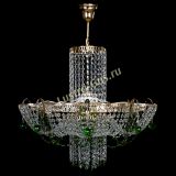 Люстра Камея №6 подвесная зеленая в Кирове