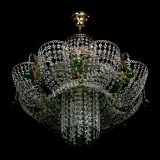 Люстра Камея №6 подвесная зеленая в Кирове