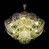 Люстра Камея №6 подвесная зеленая в Кирове