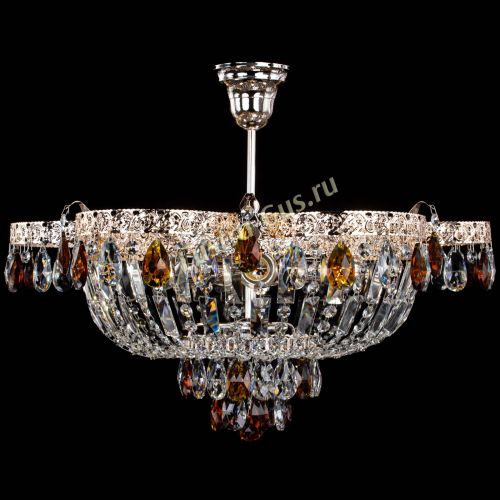 Люстра Камея Флора №5 с подвесом Чайная в Кирове Гусь Хрустальный