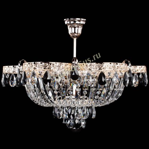 Люстра Камея Флора №5 с подвесом Черная в Кирове Гусь Хрустальный