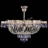 Люстра Камея Флора №5 с подвесом Фиолетовая в Кирове