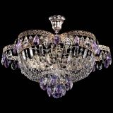 Люстра Камея Флора №5 с подвесом Фиолетовая в Кирове