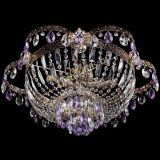 Люстра Камея Флора №5 с подвесом Фиолетовая в Кирове