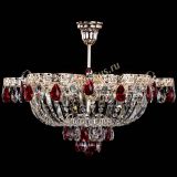 Люстра Камея Флора №5 с подвесом Красная в Кирове