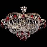 Люстра Камея Флора №5 с подвесом Красная в Кирове