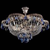 Люстра Камея Флора №5 с подвесом Синяя в Кирове