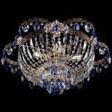 Люстра Камея Флора №5 с подвесом Синяя в Кирове