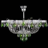 Люстра Камея Флора №5 с подвесом Зеленая в Кирове