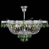 Люстра Камея Флора №5 с подвесом Зеленая в Кирове