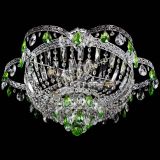 Люстра Камея Флора №5 с подвесом Зеленая в Кирове