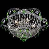 Люстра Камея Флора №5 с подвесом Зеленая в Кирове