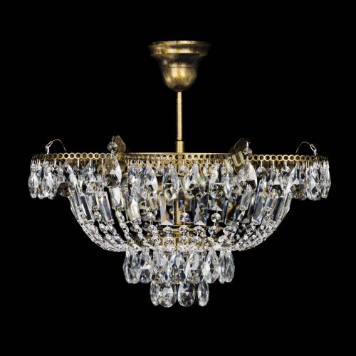 Люстра Камея с подвесом под бронзу в Кирове Гусь Хрустальный