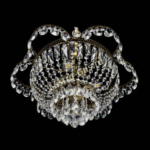 Люстра Камея с подвесом под бронзу в Кирове Гусь Хрустальный