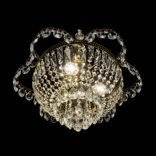 Люстра Камея с подвесом под бронзу в Кирове Гусь Хрустальный