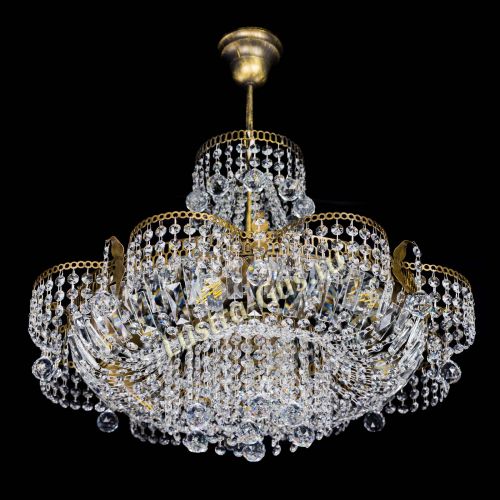 Люстра Камея Шар с подвесом под бронзу в Кирове Гусь Хрустальный