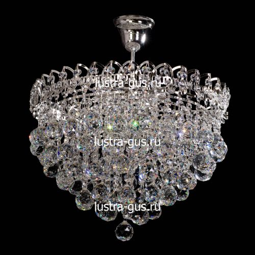 Люстра Капель-лепесток Шар 40 мм с подвесом в Кирове Гусь Хрустальный