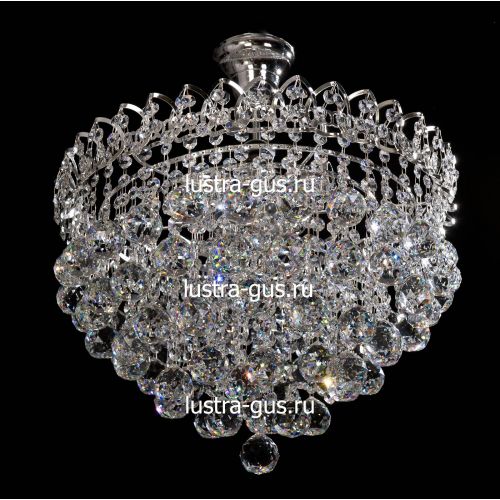 Люстра Капель-лепесток Шар 40 мм с подвесом в Кирове Гусь Хрустальный
