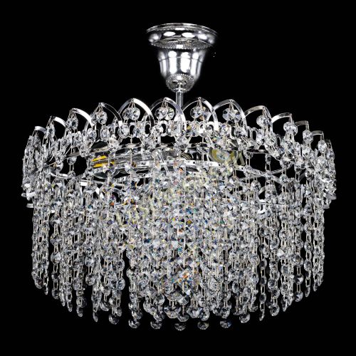 Люстра Капель-лепесток обтикон с подвесом в Кирове Гусь Хрустальный