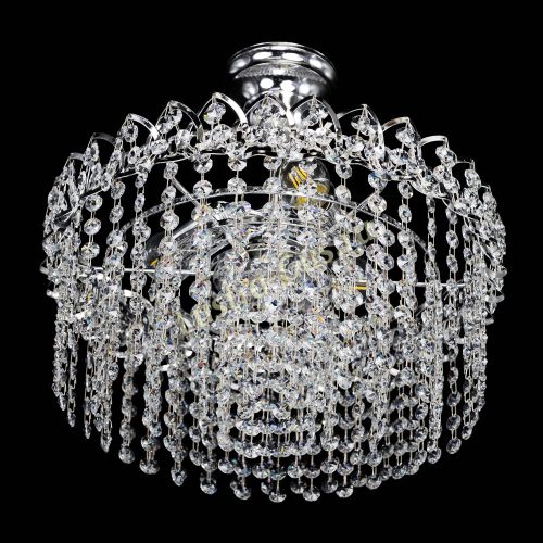 Люстра Капель-лепесток обтикон с подвесом в Кирове Гусь Хрустальный