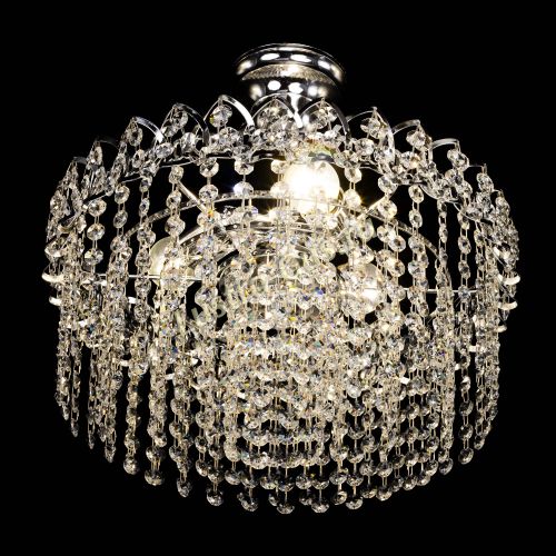 Люстра Капель-лепесток обтикон с подвесом в Кирове Гусь Хрустальный