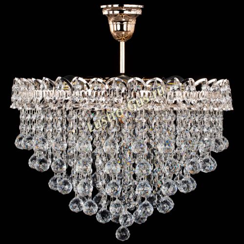 Люстра Капель Лепесток Шар  30мм с подвесом в Кирове Гусь Хрустальный