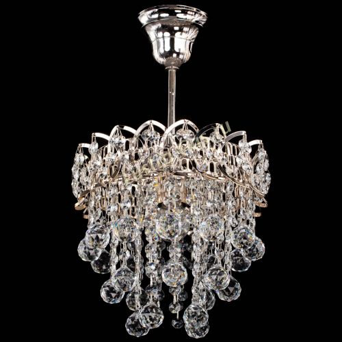 Люстра Капель оптикон шар №1 с подвесом в Кирове Гусь Хрустальный