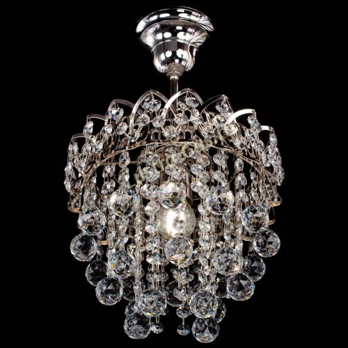 Люстра Капель оптикон шар №1 с подвесом в Кирове Гусь Хрустальный