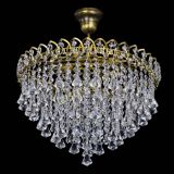 Люстра Капель Пирамида 30 с подвесом под бронзу в Кирове