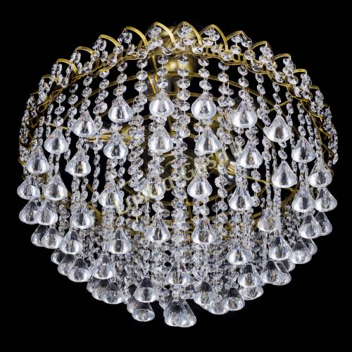 Люстра Капель Пирамида 30 с подвесом под бронзу в Кирове Гусь Хрустальный