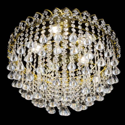 Люстра Капель Пирамида 30 с подвесом под бронзу в Кирове Гусь Хрустальный