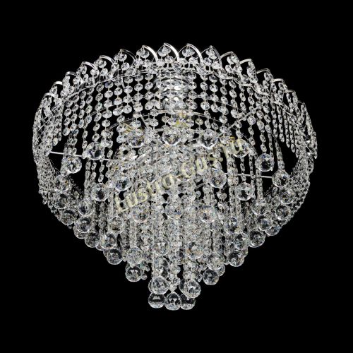 Люстра Капель Пирамида Шар 30 с подвесом в Кирове Гусь Хрустальный