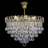 Люстра Капель Пирамида Шар 40 с подвесом под бронзу в Кирове