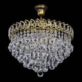 Люстра Капель Пирамида Шар 40 с подвесом под бронзу в Кирове