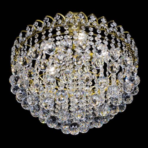 Люстра Капель Пирамида Шар 40 с подвесом под бронзу в Кирове Гусь Хрустальный