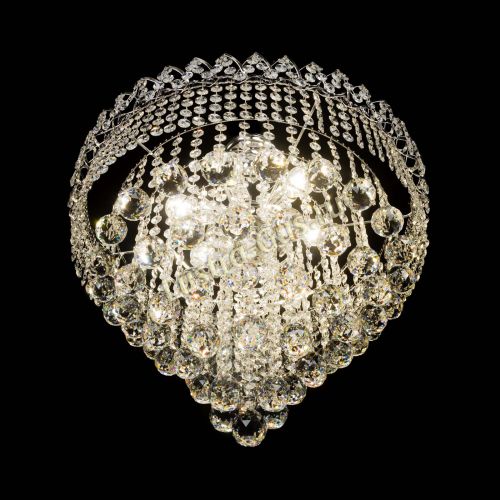 Люстра Капель Пирамида Шар 40 с подвесом в Кирове Гусь Хрустальный