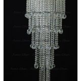 Люстра Капель 5 ламп шар 40 мм длинная в Кирове